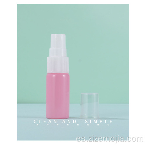 Botella de spray cosmética de vidrio transparente de pequeño volumen de 10 ml